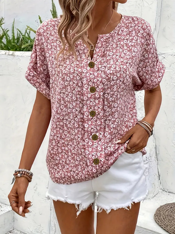 Charis Button-Up Blouse