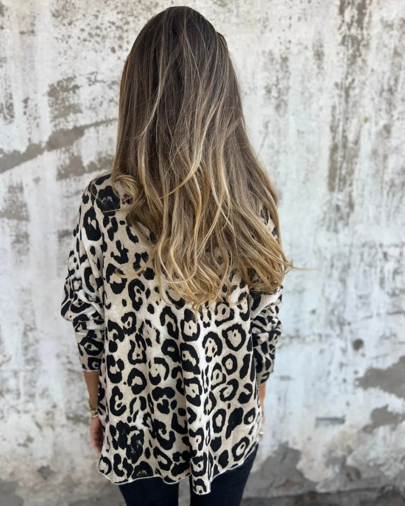 Sabine Leopard Top