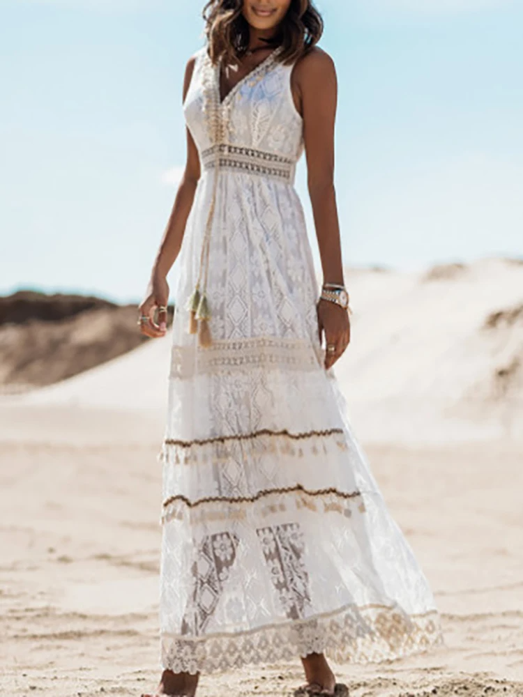 Ava Boho Maxi Dress