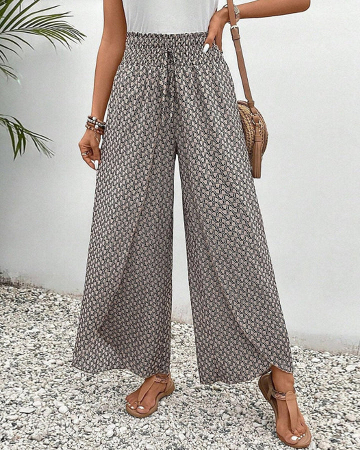 Aelira Wide-Leg Trousers