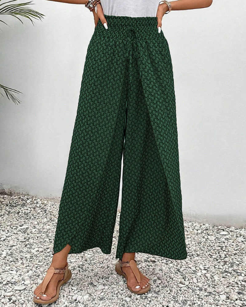 Aelira Wide-Leg Trousers