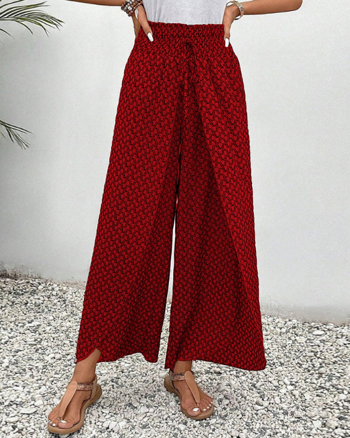 Aelira Wide-Leg Trousers