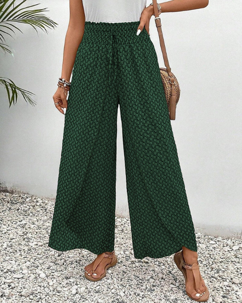 Aelira Wide-Leg Trousers