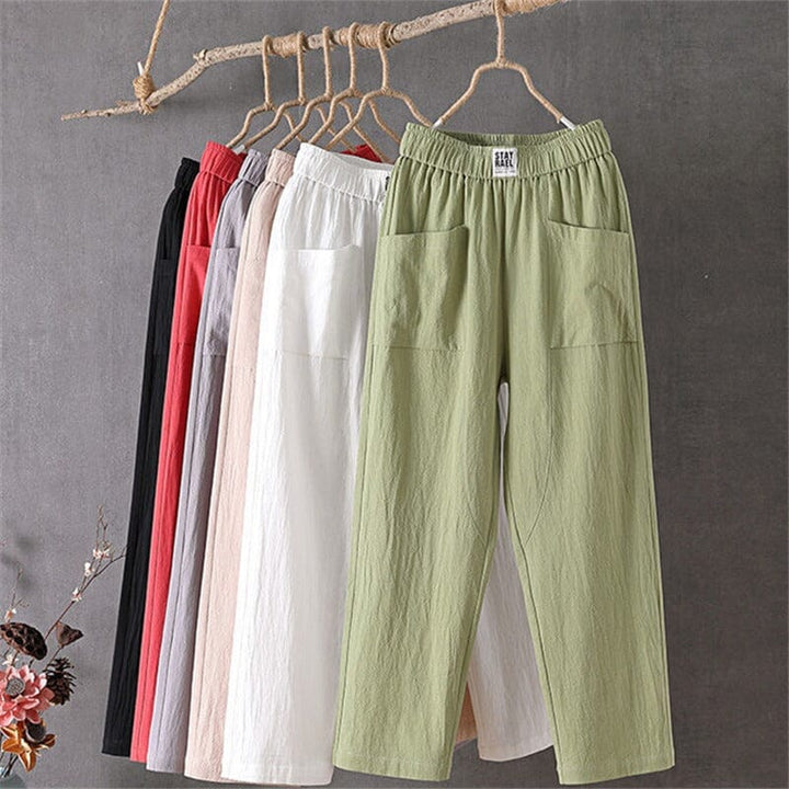 Solenne Wide-Leg Pants