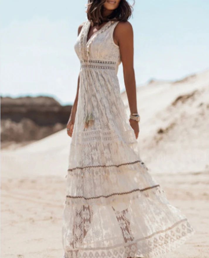 Ava Boho Maxi Dress