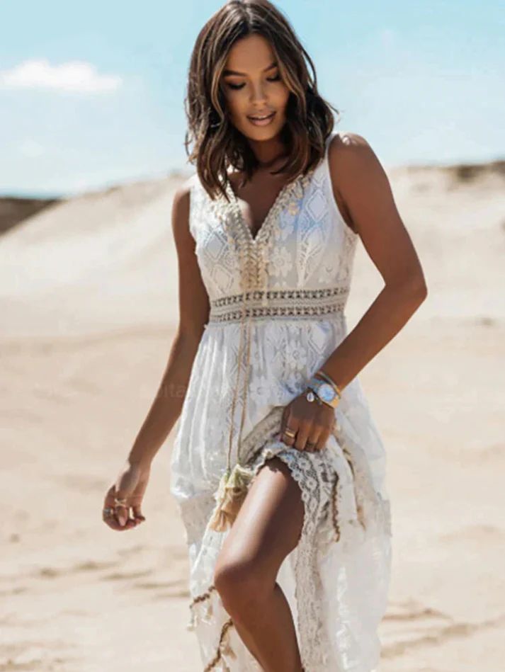 Ava Boho Maxi Dress