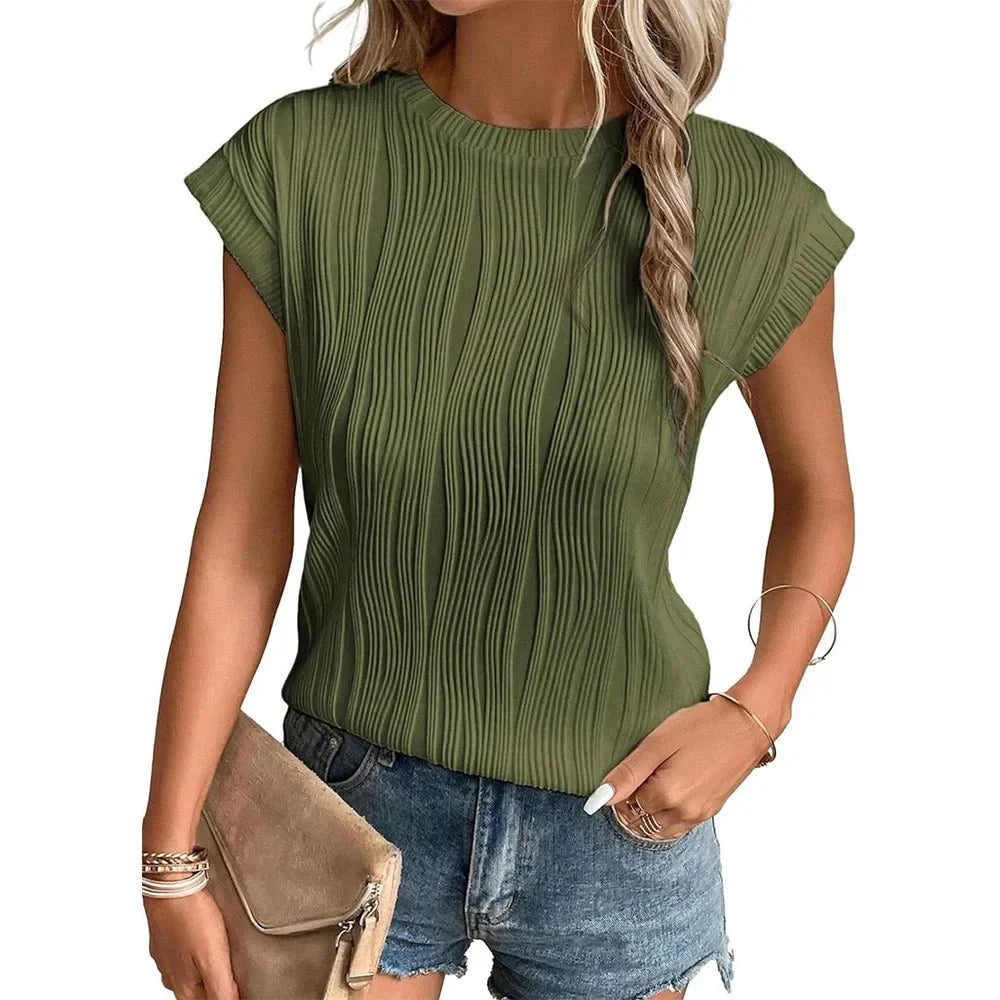 Safiya Textured Tee