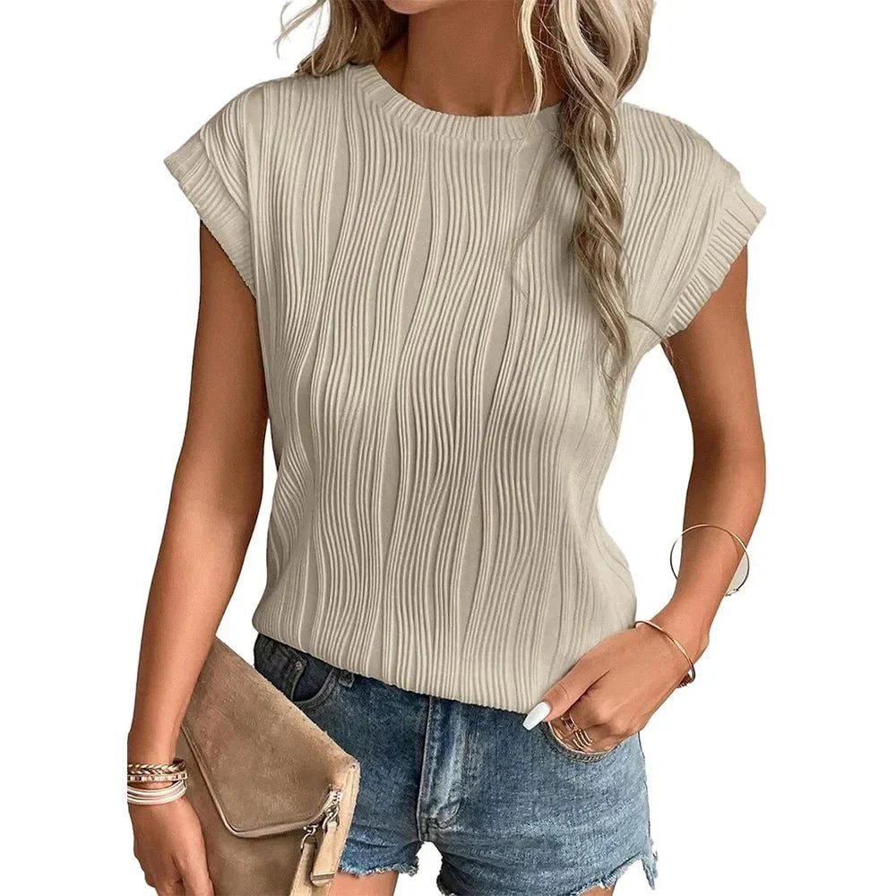 Safiya Textured Tee