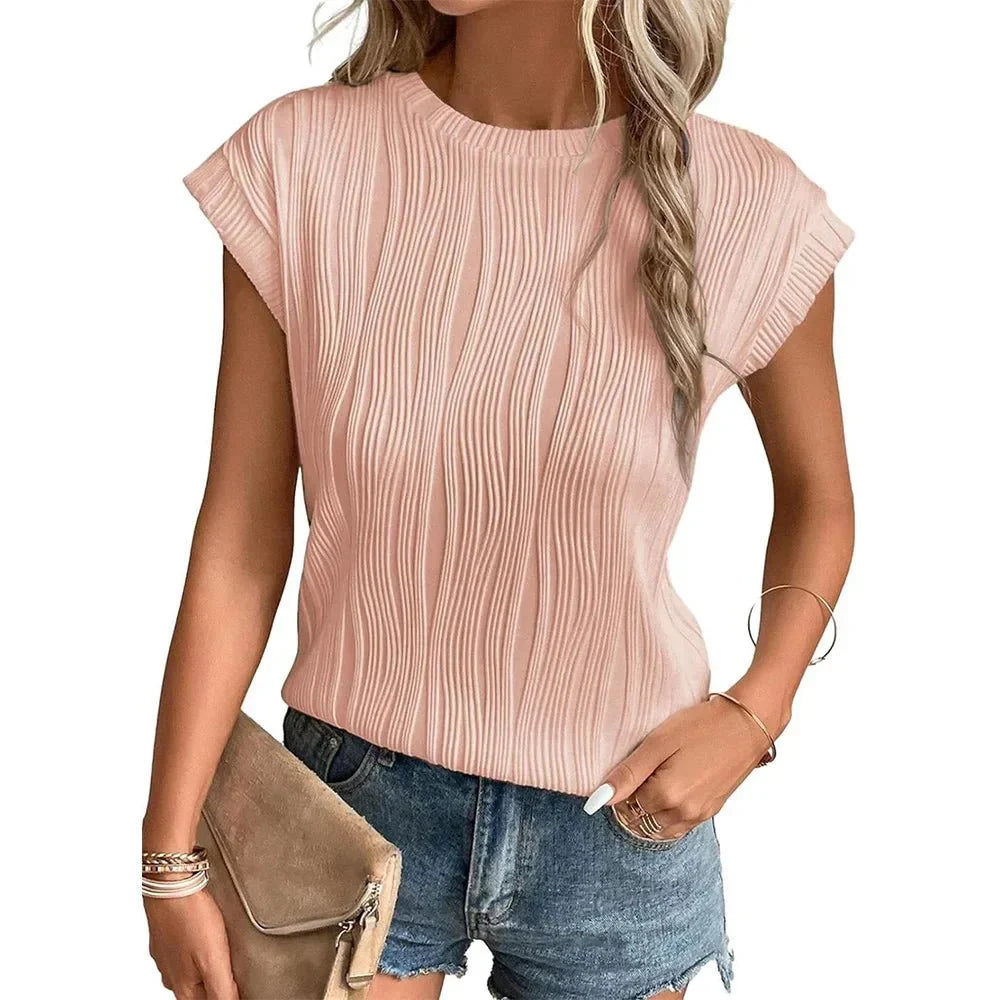 Safiya Textured Tee