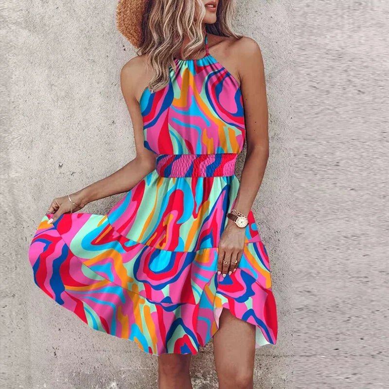 Aveline Midi Halter Dress