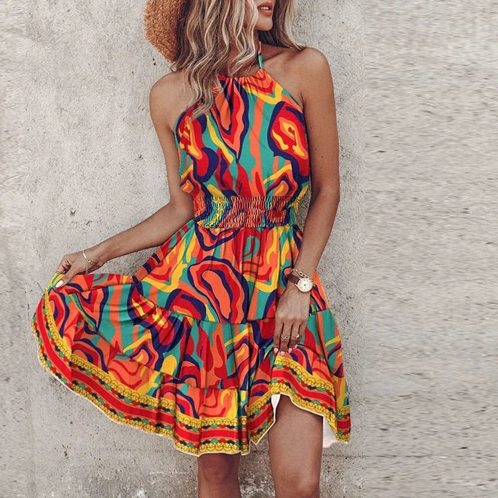 Aveline Midi Halter Dress
