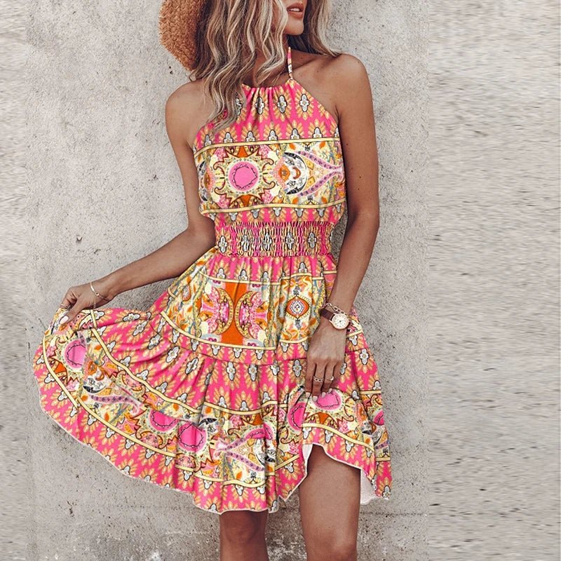 Aveline Midi Halter Dress