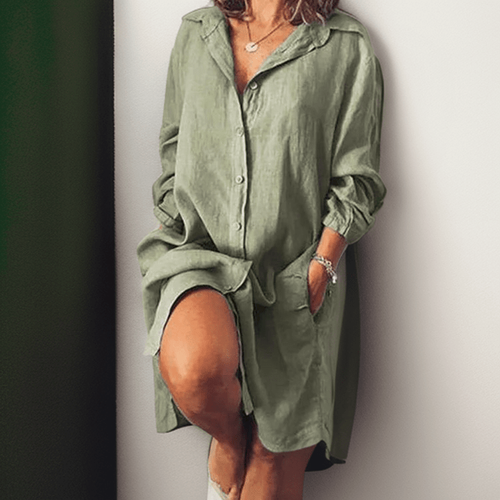 Avira Midi Shirt Dress