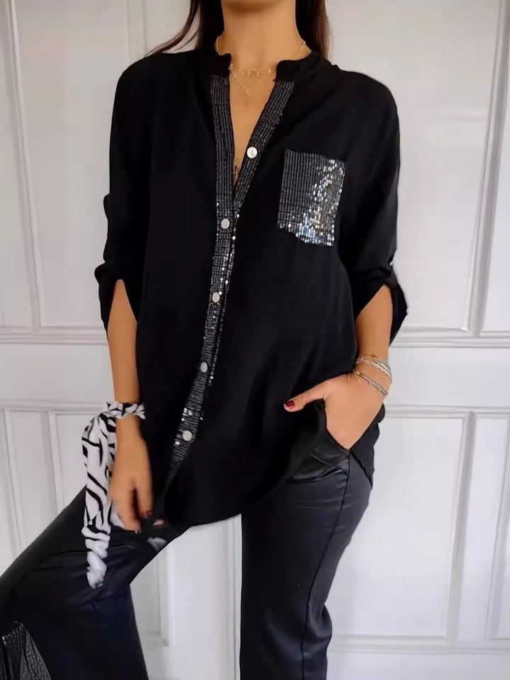 Colette Sequin Blouse