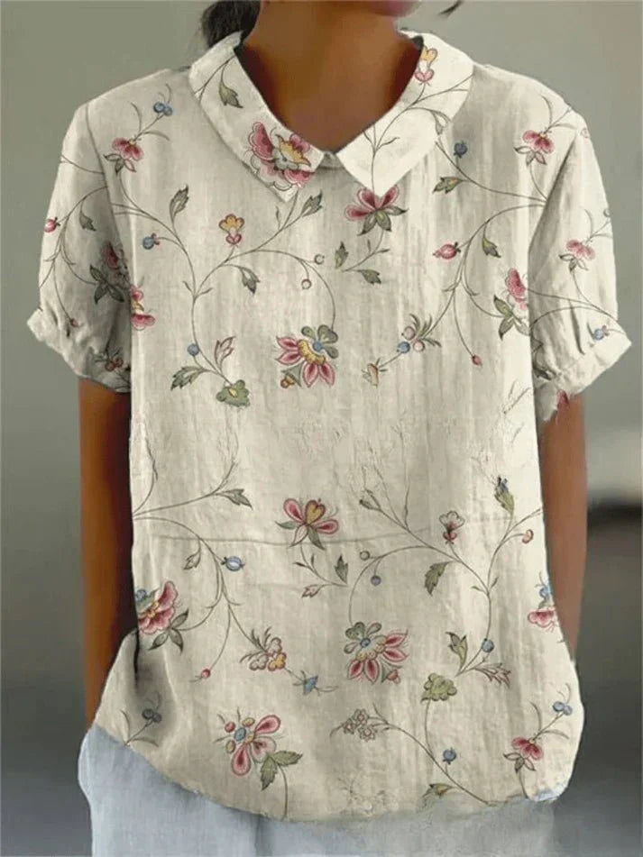 Lila Floral Blouse