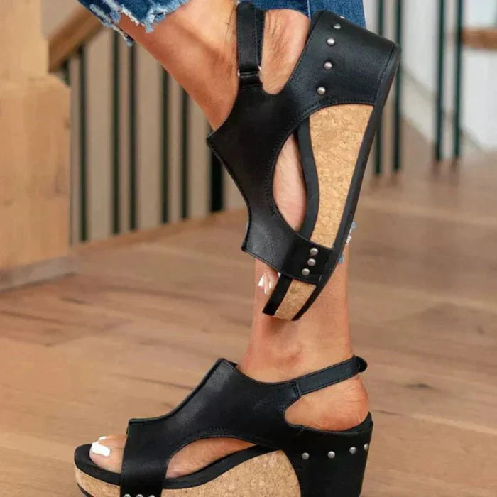 Elsie Wedge Sandals