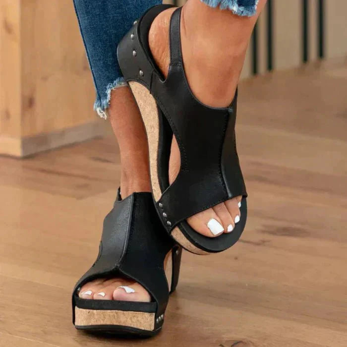 Elsie Wedge Sandals
