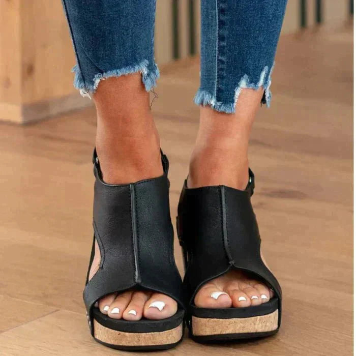 Elsie Wedge Sandals
