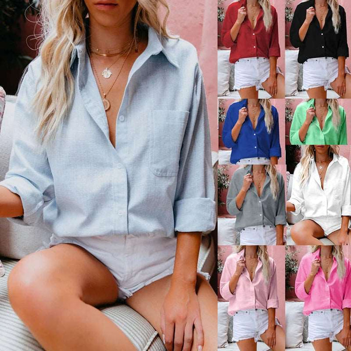 Nora Oversized Linen Shirt