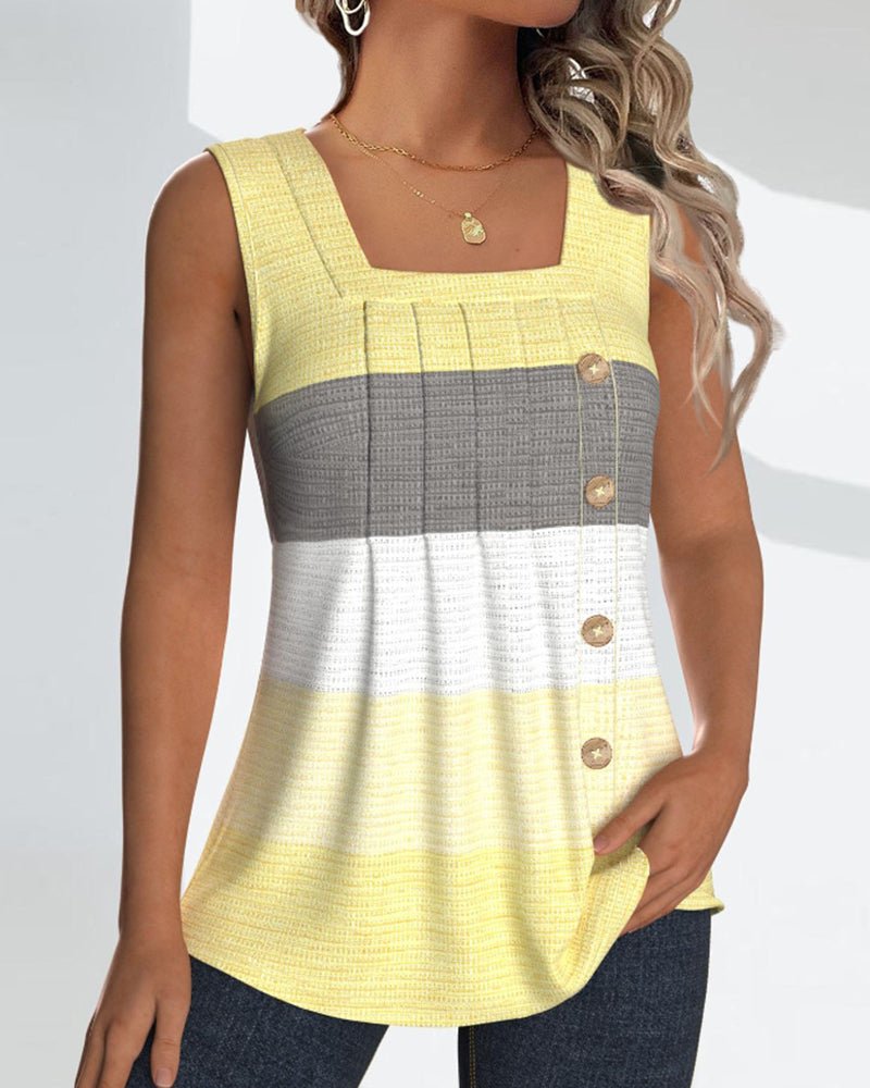 Alina Pleated Tank