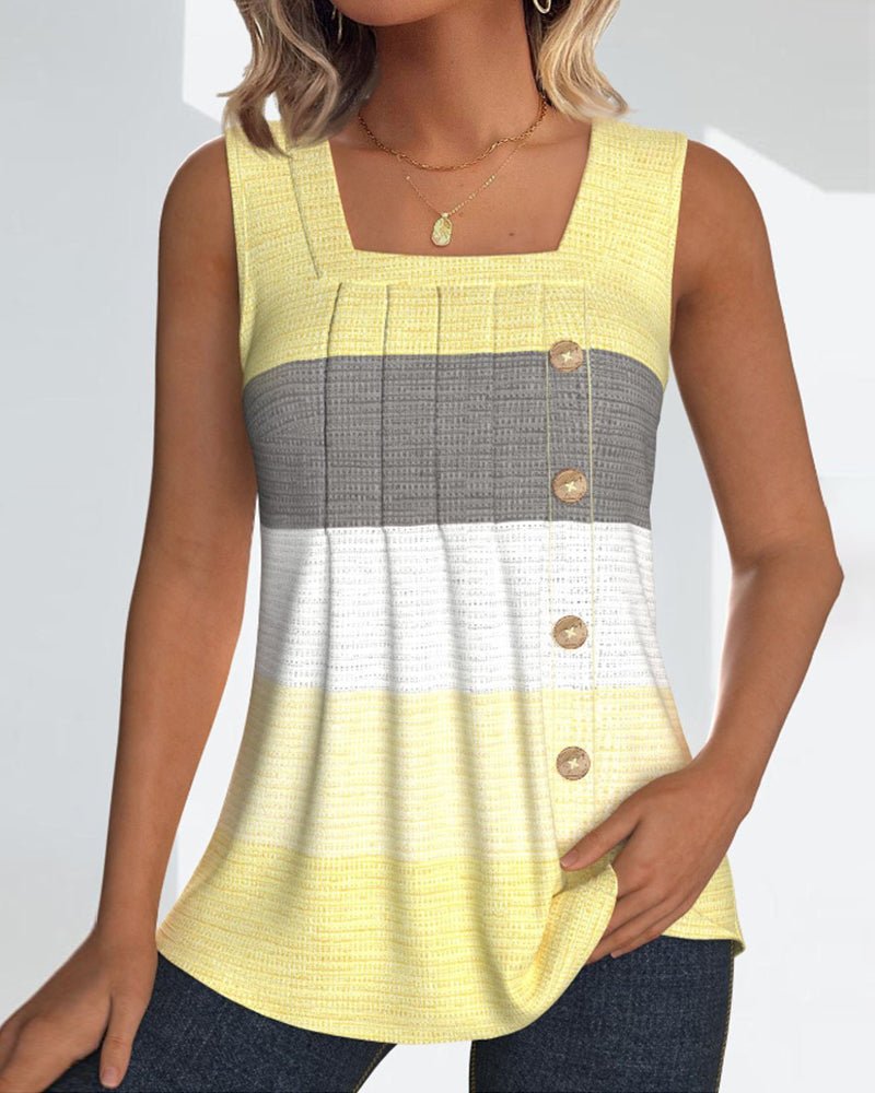Alina Pleated Tank
