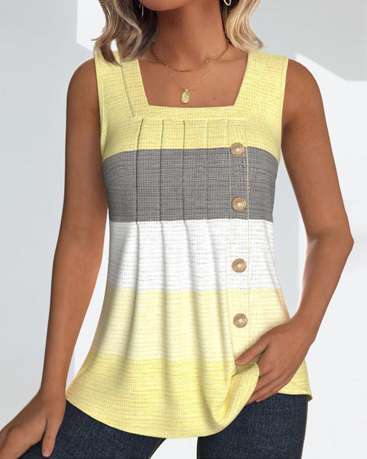 Alina Pleated Tank