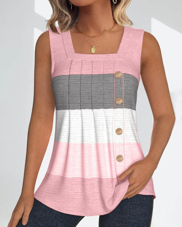Alina Pleated Tank