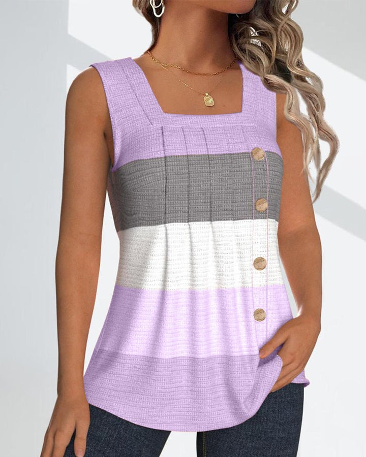 Alina Pleated Tank
