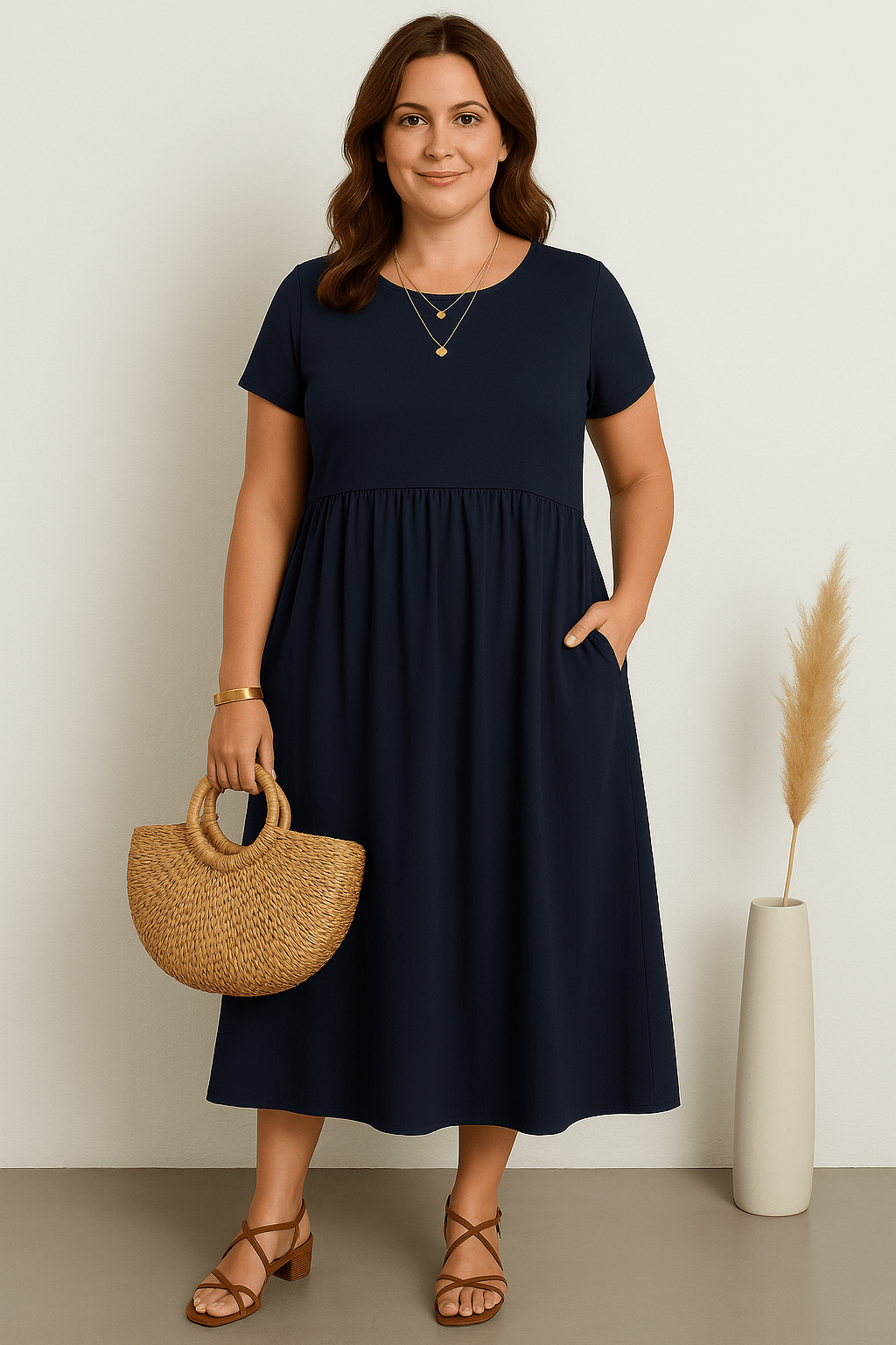 Lioraen Midi Dress