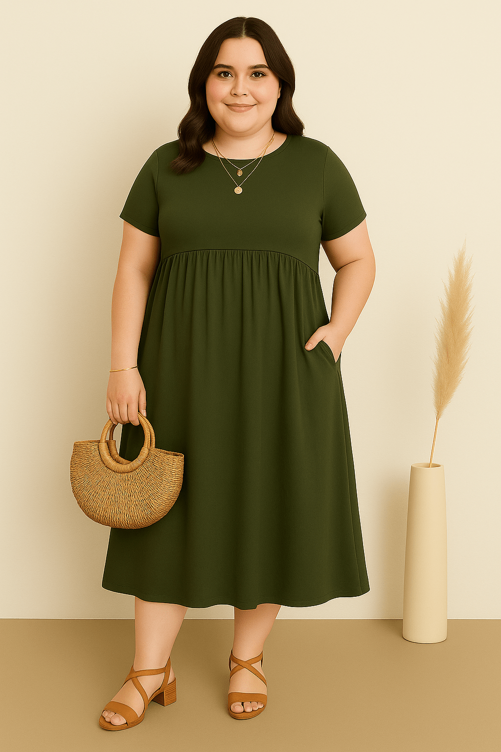 Lioraen Midi Dress