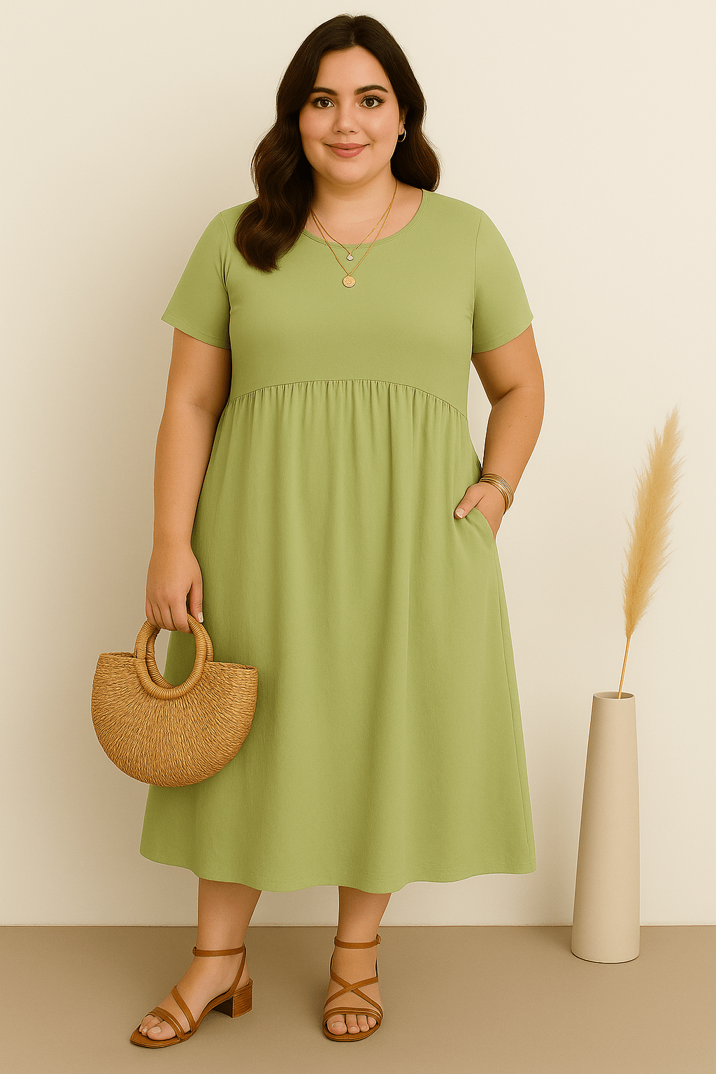 Lioraen Midi Dress