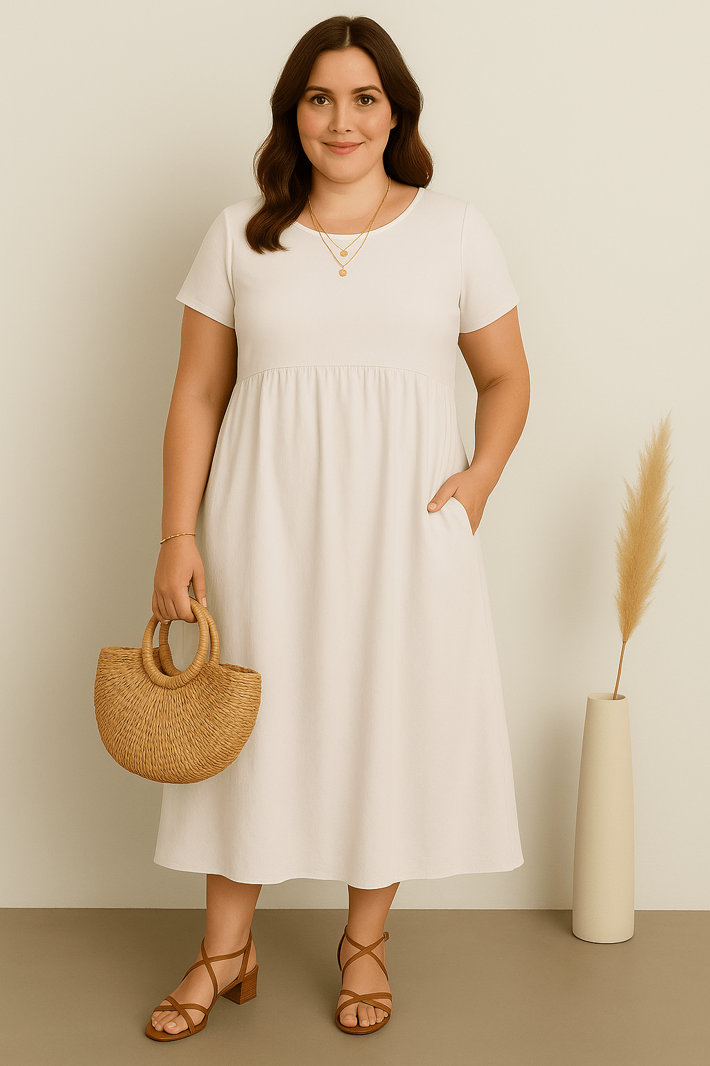 Lioraen Midi Dress