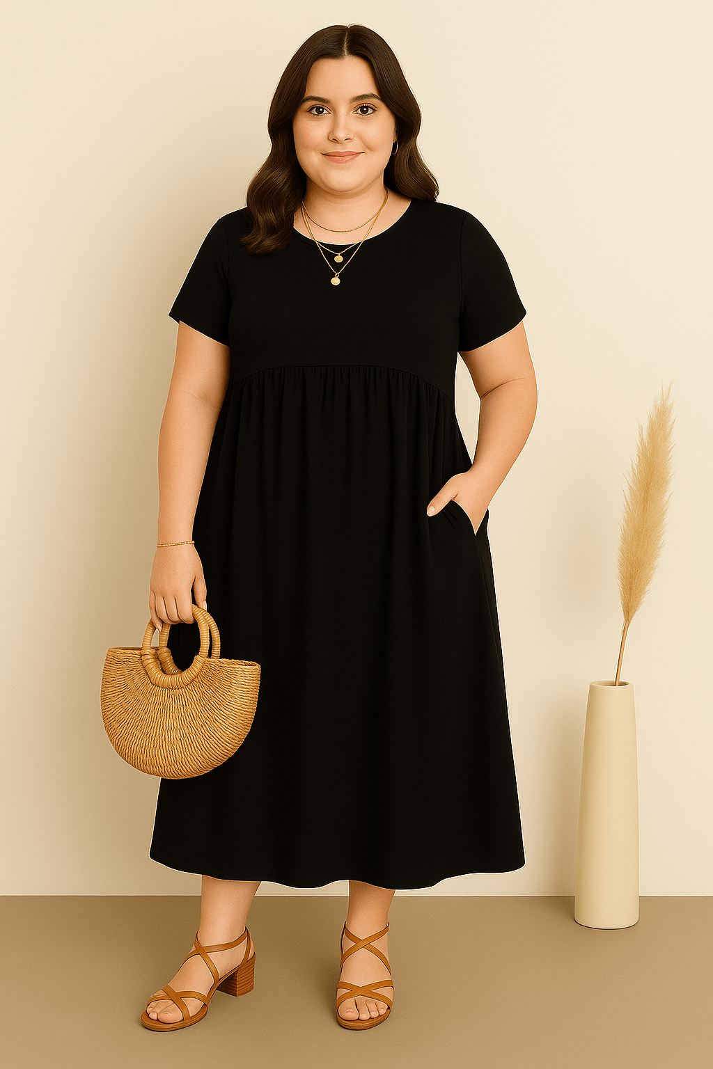 Lioraen Midi Dress