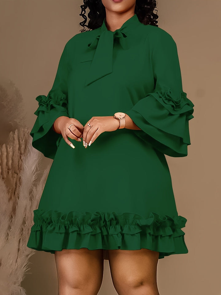 Valeria™ - Bold Ruffled Dress