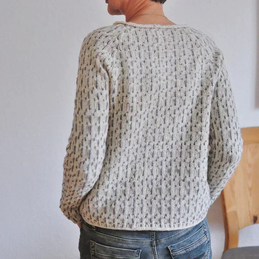 ELISE - Patterned Knit Sweater