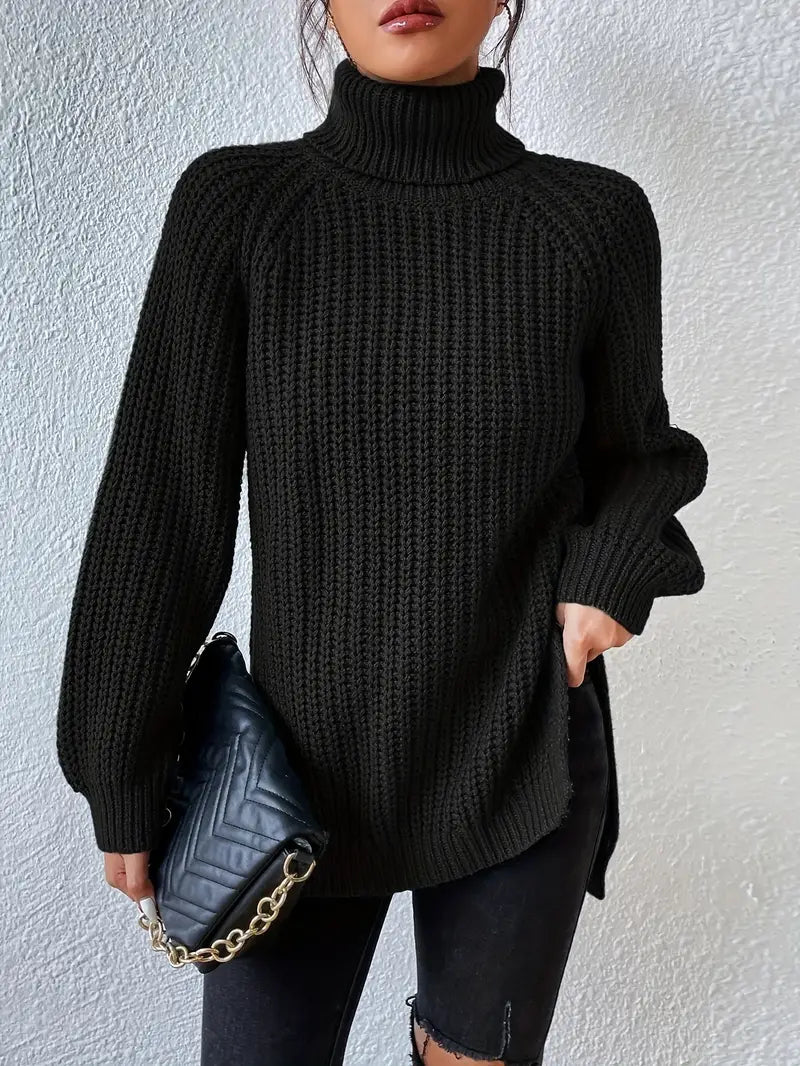 Elisette™ - Cozy Turtleneck Pullover