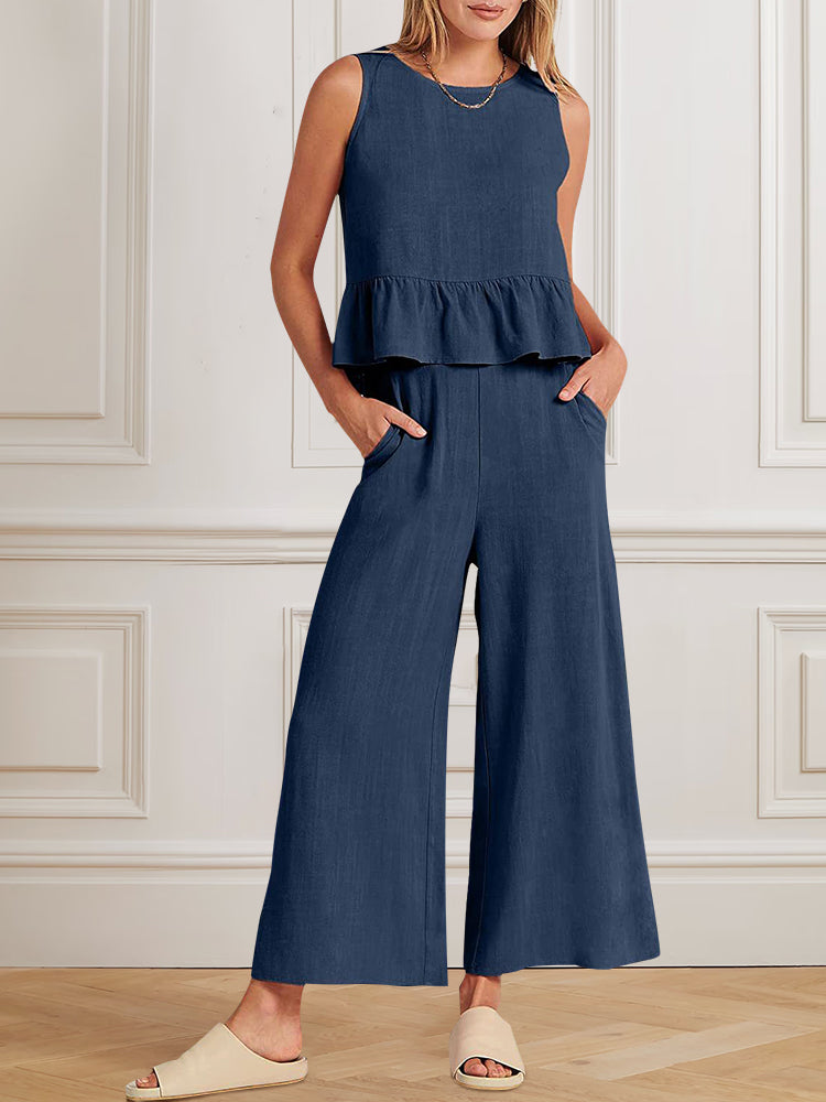 Roxanne Ruffled Set