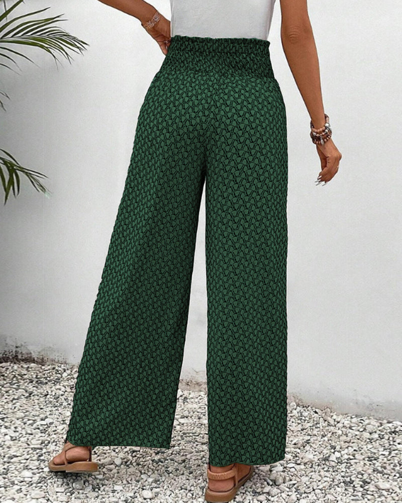 Aelira Wide-Leg Trousers