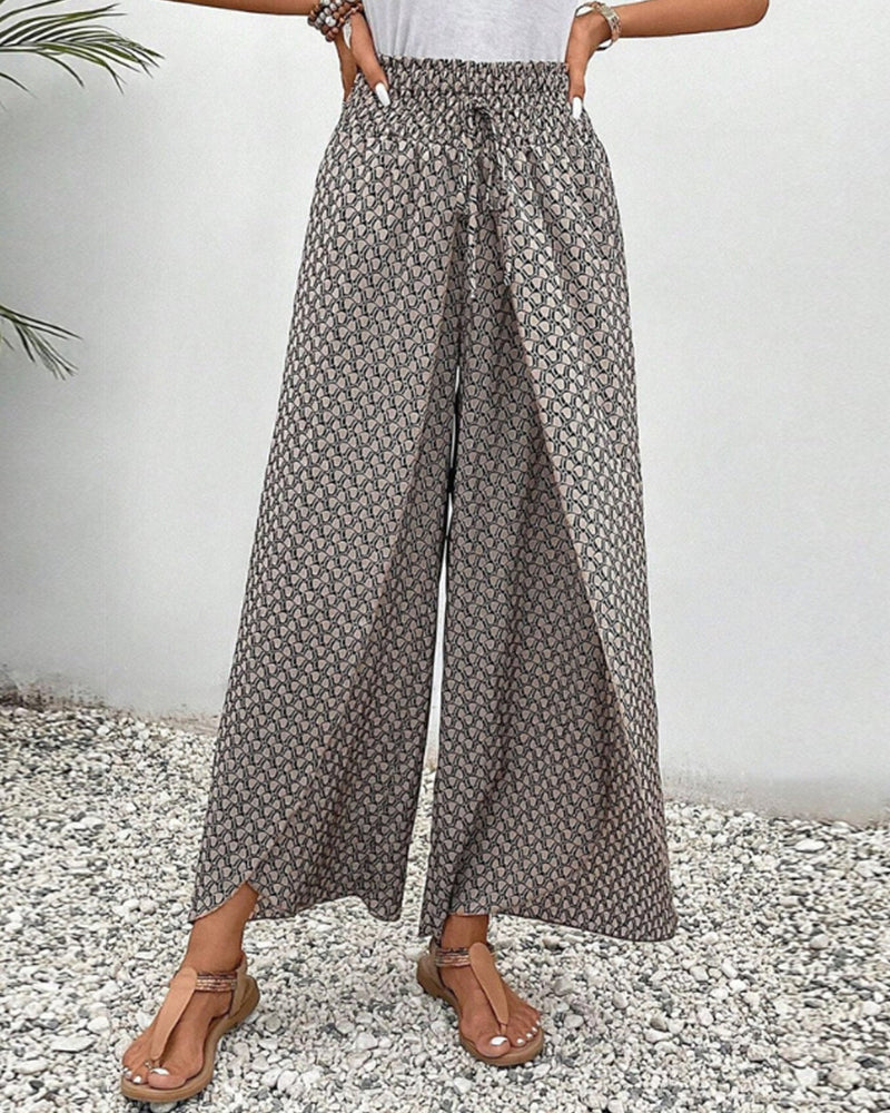 Aelira Wide-Leg Trousers