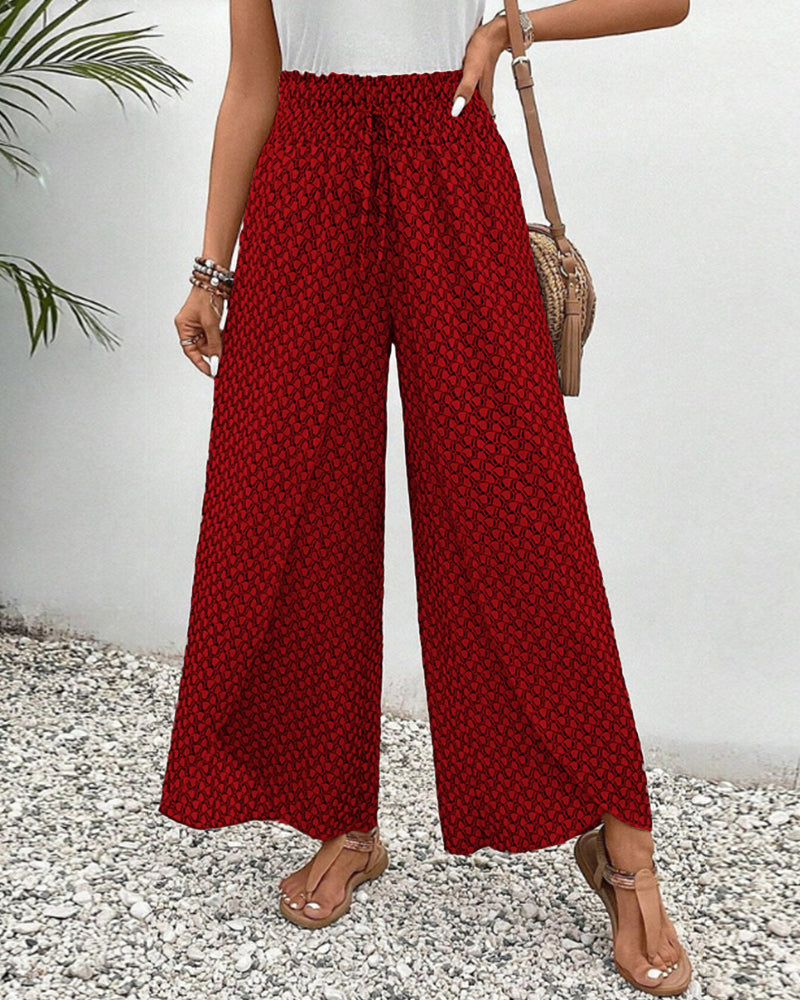 Aelira Wide-Leg Trousers