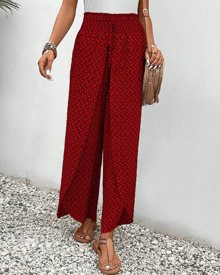 Aelira Wide-Leg Trousers
