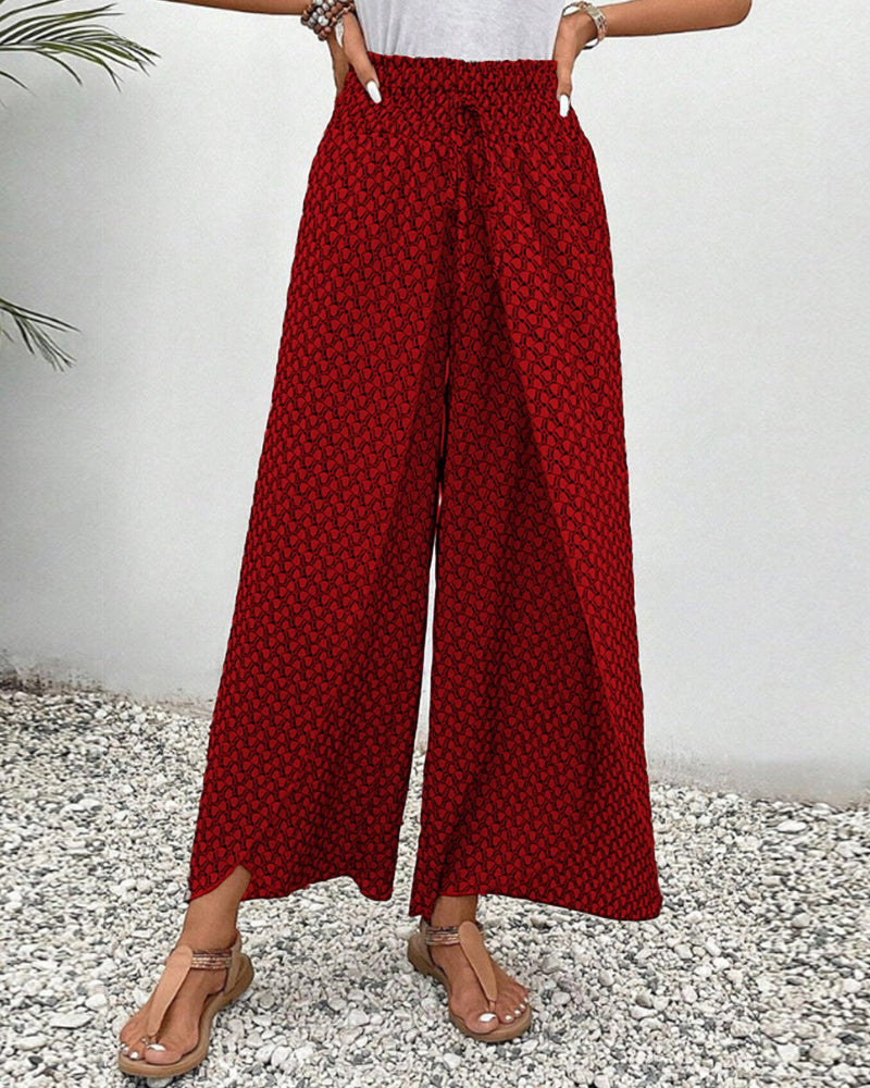 Aelira Wide-Leg Trousers