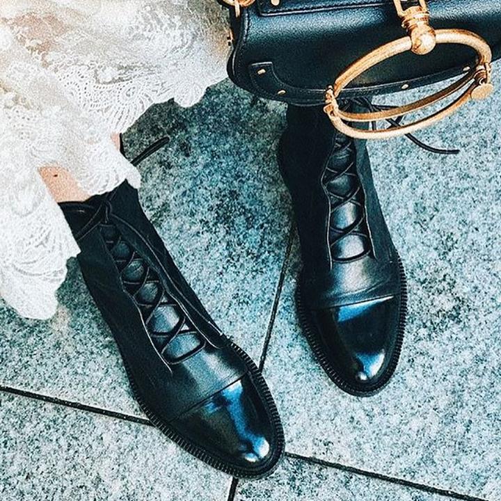 ALTHEA™ - Lace-Up Ankle Boots