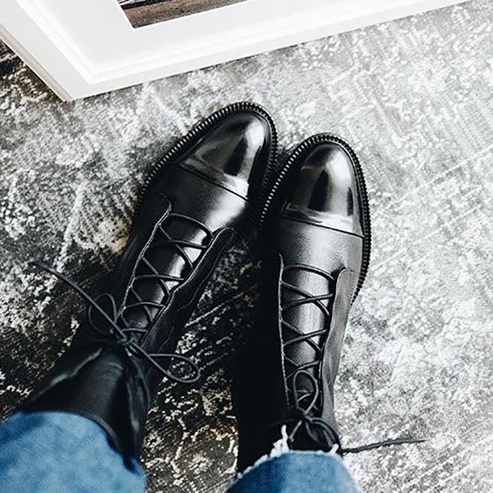 ALTHEA™ - Lace-Up Ankle Boots