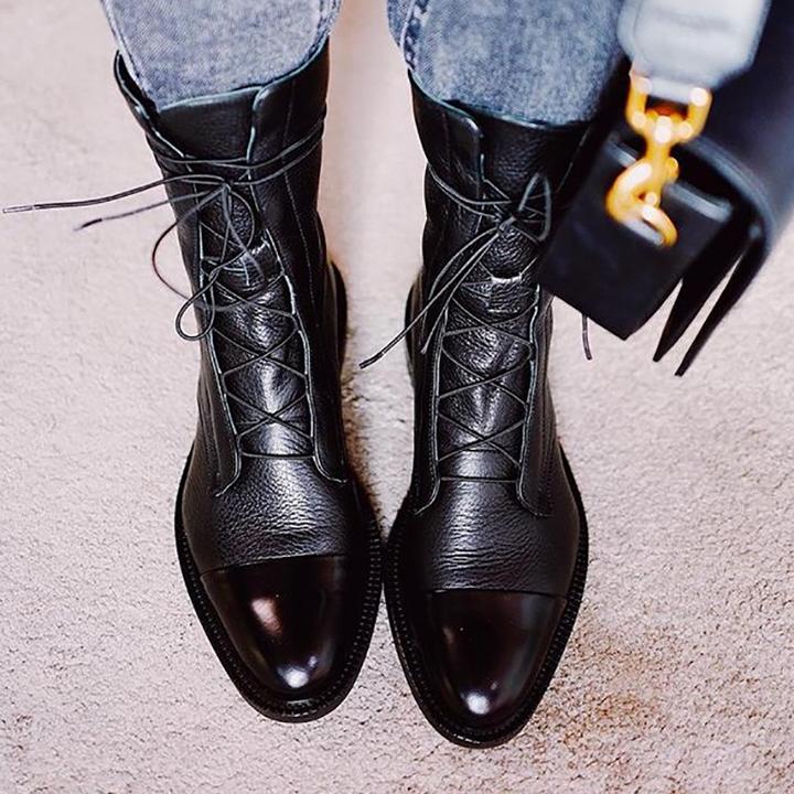 ALTHEA™ - Lace-Up Ankle Boots