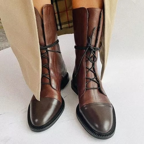 ALTHEA™ - Lace-Up Ankle Boots