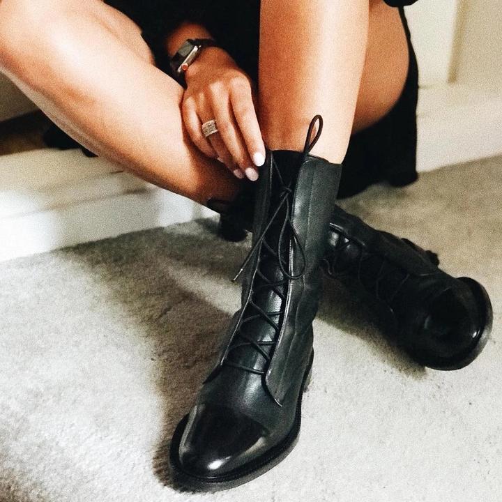 ALTHEA™ - Lace-Up Ankle Boots