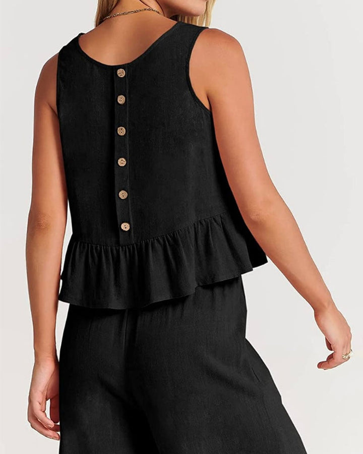 Roxanne Ruffled Set