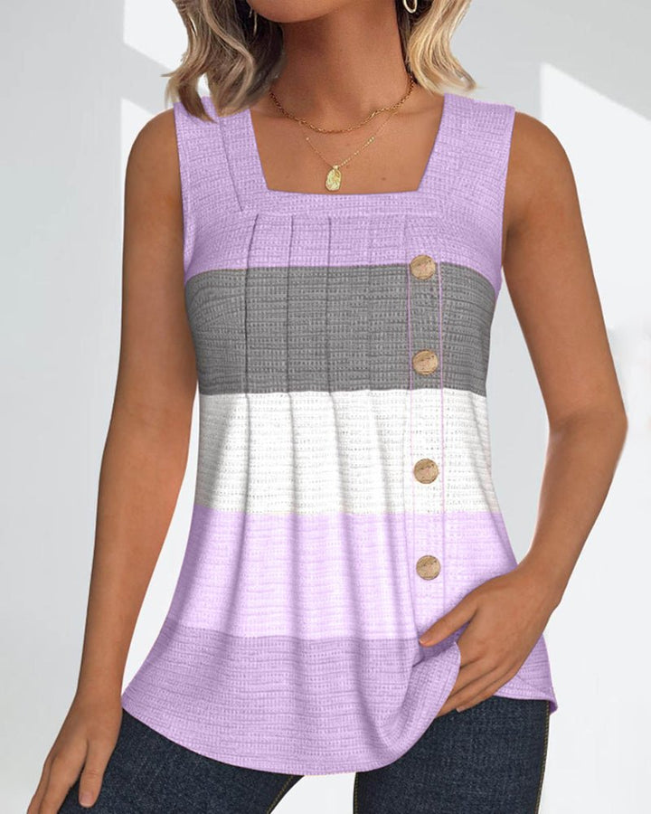 Alina Pleated Tank