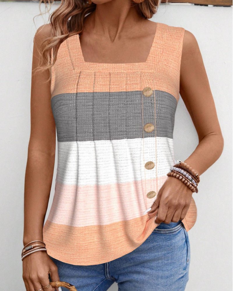 Alina Pleated Tank